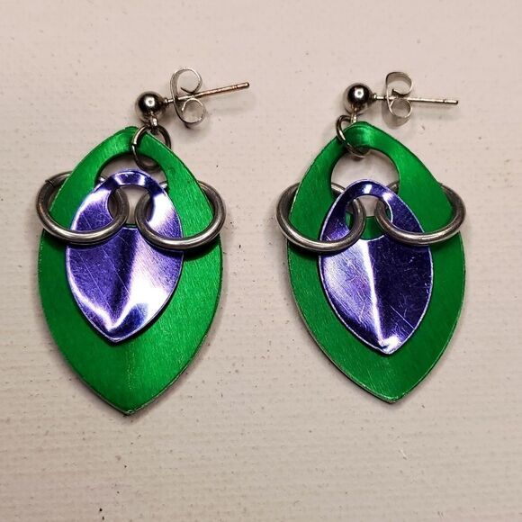 Double leaf aerrings   - Picture 1 of 6